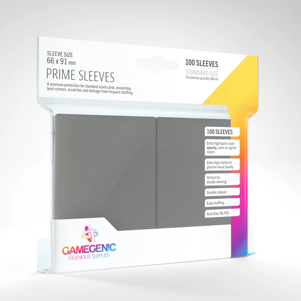 Протекторы для карт Prime Sleeves Gray (100)