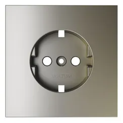 Накладка для розетки с заземлением Voltum S70 Шелк VLS000604