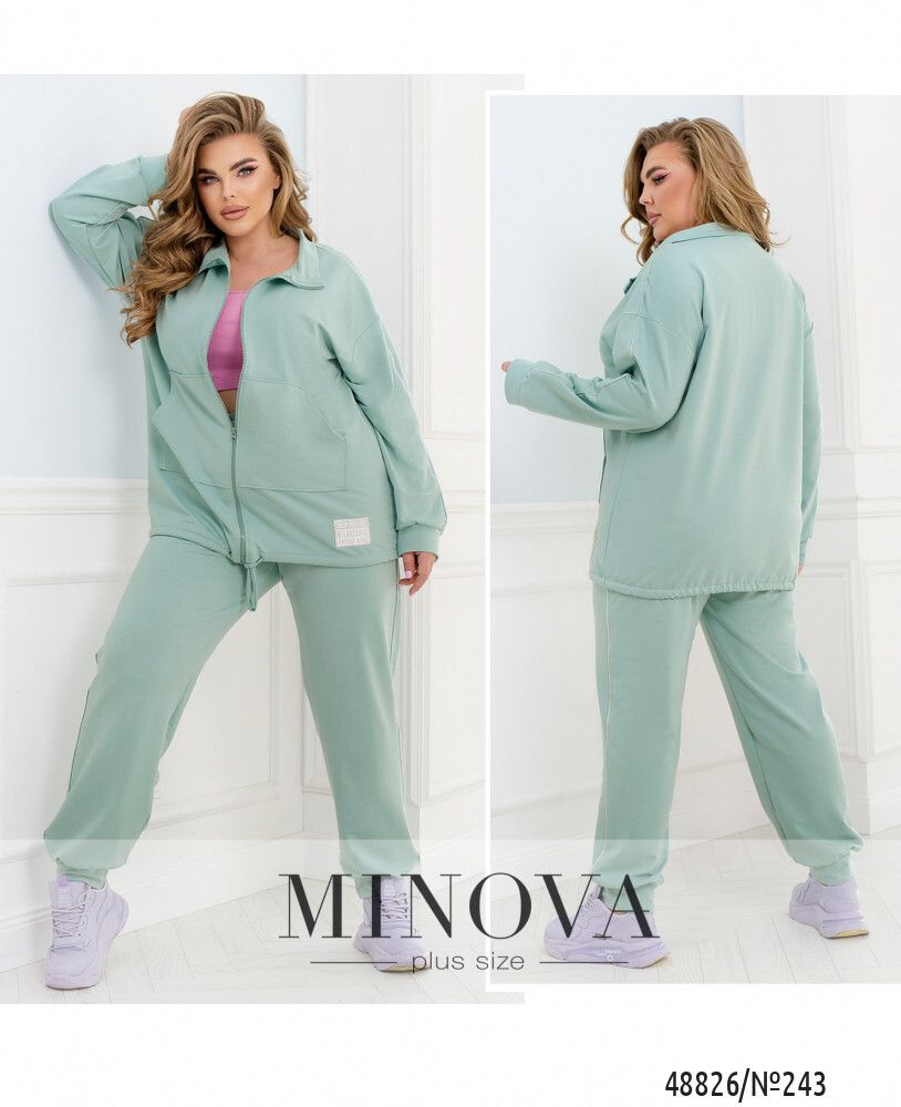 Костюм 243-Голубой Minova Костюм 243-Голубой Minova