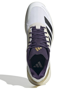 Мужские теннисные кроссовки Adidas Defiant Speed 2 M - white/black/aurora plum