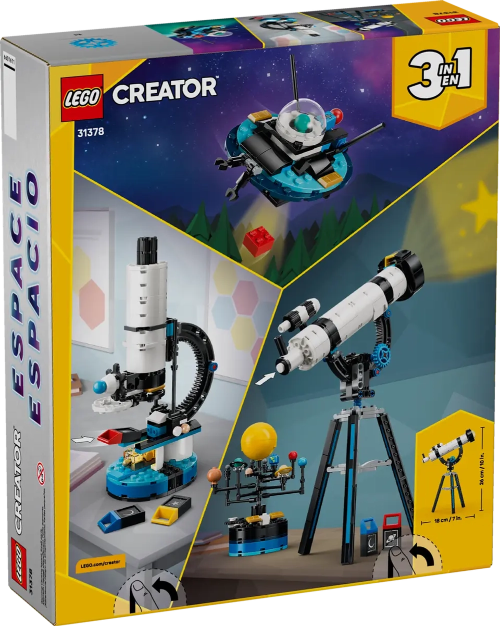 Конструктор LEGO Creator 3in1 31378 Space Exploration Telescope