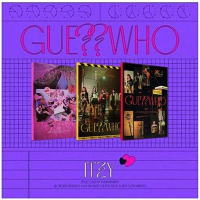 Альбом ITZY - Guess Who 4th Mini Album 3 Version SET