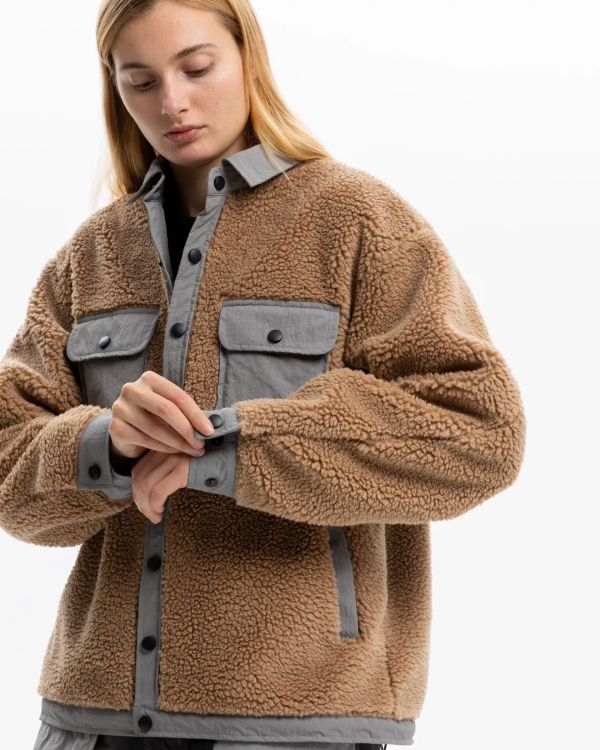 Куртка из искусственного меха Nomad Fleece V2 бежевая - фото 5