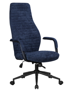 Офисное кресло для руководителей DOBRIN LOKI, синий (VRH230-25)