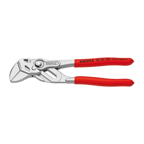 Клещи переставные-гаечный ключ хромированные 180 мм Knipex 86 03 180 SB