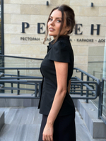 КОМПЛЕКТ MISS LEE ЖАКЕТ И ЮБКА ЧЕРНЫЙ