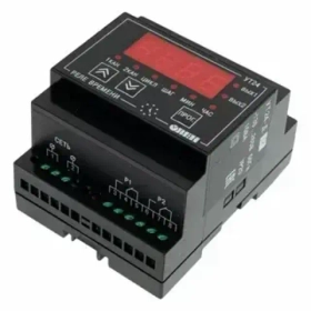 Микропроцессорное реле времени двухканальное УТ24-Щ2.Р 8 А 220 В 96×48×100 мм, IP54 арт:39140