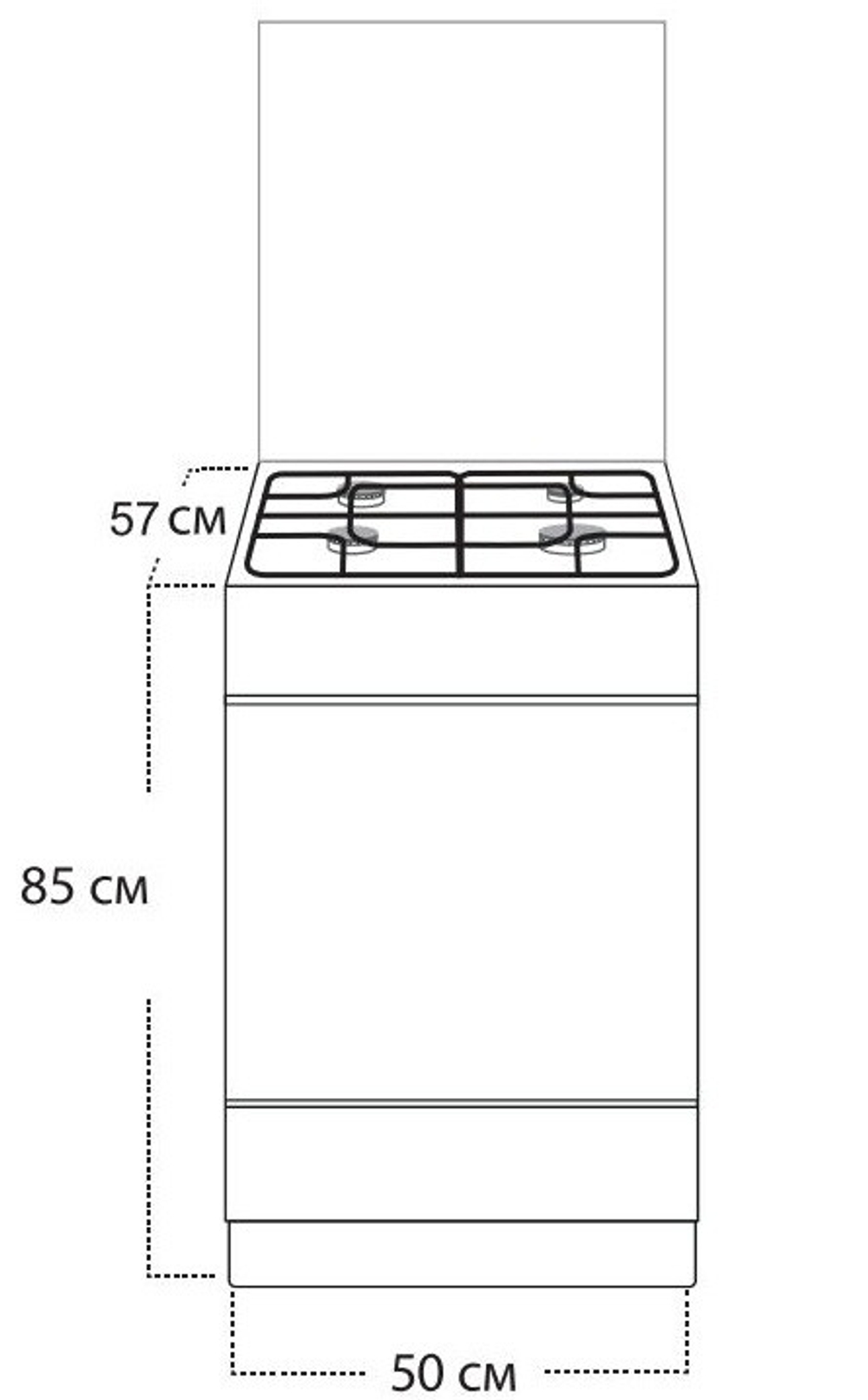 Плита газовая GEFEST 3200-05 К19 (кор)