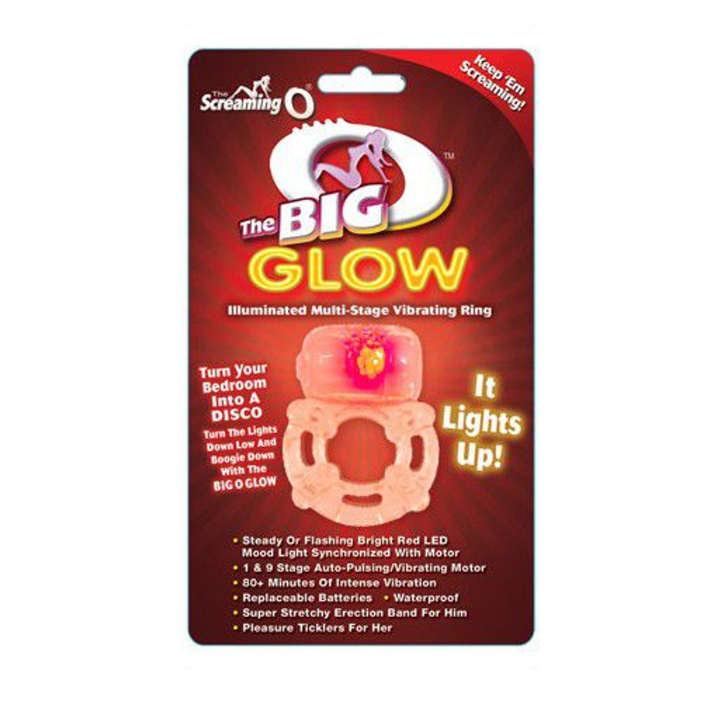 Светящееся в темноте кольцо Big O Glow (Цвет: оранжевый)