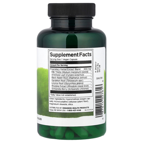Swanson Vitamins, Liver Tone, 120 веганских капсул