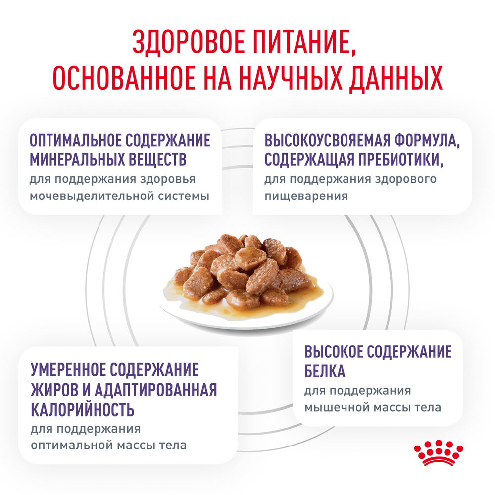 Royal Canin Neutered Maintenance Ньютрид Мейнтаненс Корм влажный для взрослых котов и кошек с момента стерилизации до 7 лет соус 85г