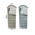 Спальный мешок Naturehike NH20MSD02 M300 ультралёгкий хлопковый с капюшоном весна осень, артикул NH20MSD02, цвет Зеленый