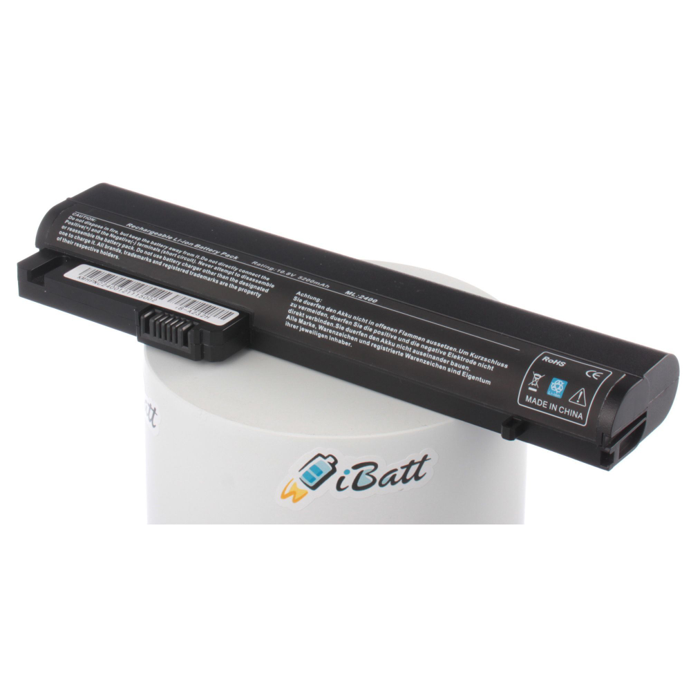 Аккумуляторная батарея iBatt 5200mAh для ноутбуков HP-Compaq BJ803AA, EH768AA, HSTNN-IB22