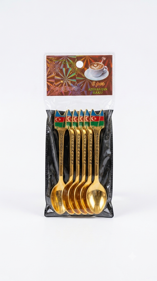 Azerbaijan, Baku. Coffee spoon 6 pcs (2)