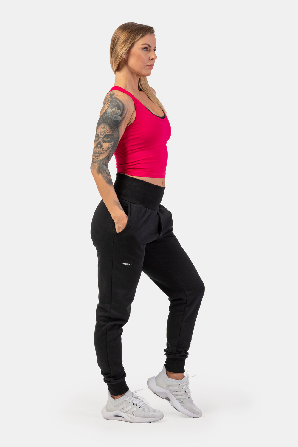 Майка SPORTY SLIM-FIT CROP TANK TOP 422 Розовая