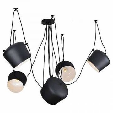 Люстра подвесная LSP-9919 черный Katty Lussole LOFT