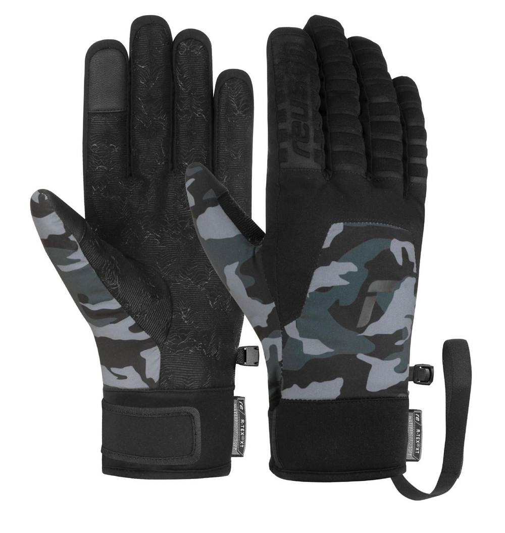 Перчатки горнолыжные REUSCH Raptor R-Tex Xt Touch-Tec Dark Camo/Black (inch (дюйм):9)