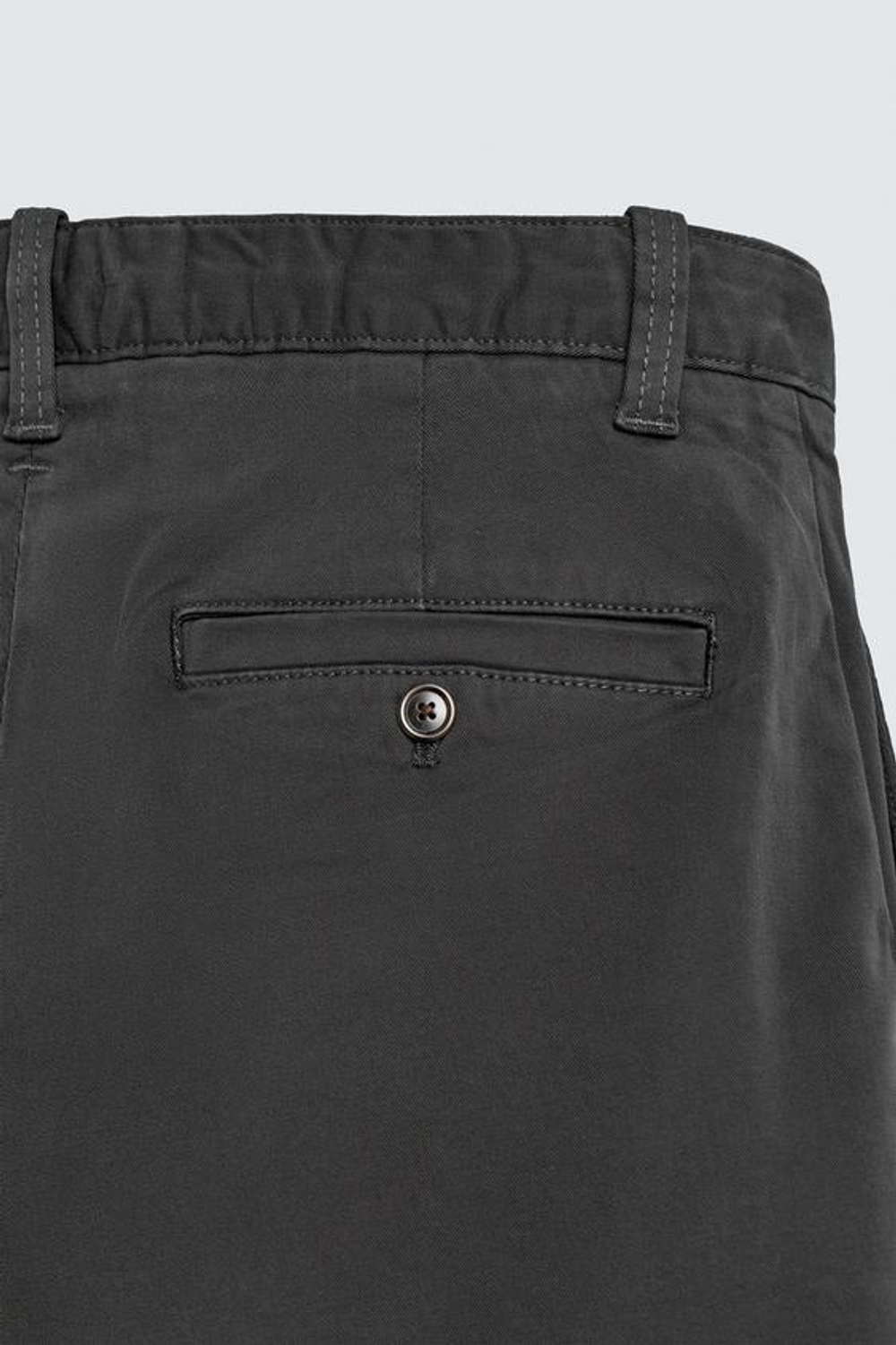 ZARA ШОРТЫ ЧИНОС REGULAR FIT, СЕРО-СИНИЙ