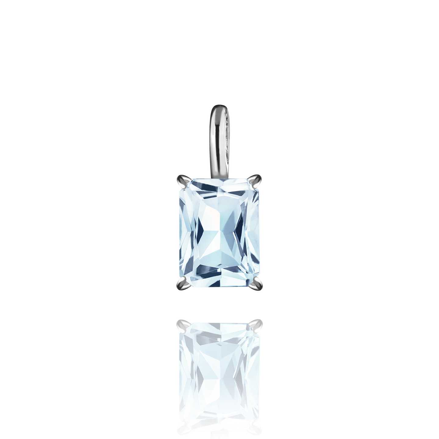 Подвеска Кристал Классик с голубым топазом / Crystal Classic
