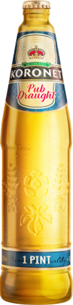 Пиво Коронет Паб Драфт / Koronet Pub Draught 0.568 - стекло