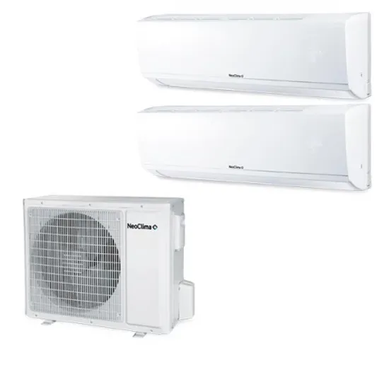 Мультисплит система на 2 комнаты NeoClima NS-09W х2 / NUM-18Q2