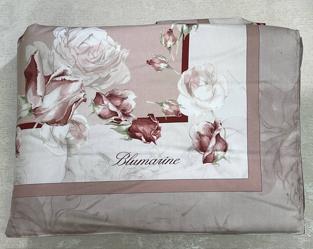 Плед 135х185 Blumarine Rose сатиновый розовый