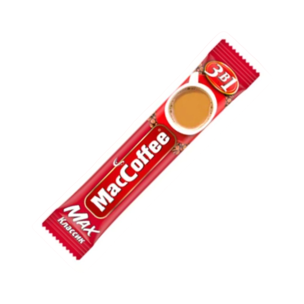 Кофе MacCoffee 3в1 Max Классика карт уп 16гр