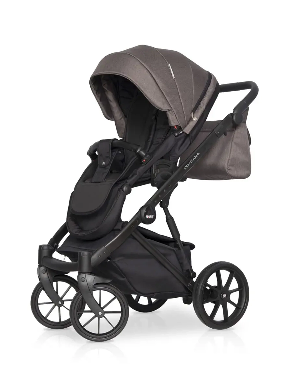 Коляска 2 в 1 Riko Basic Montana цвет 01 коричневый