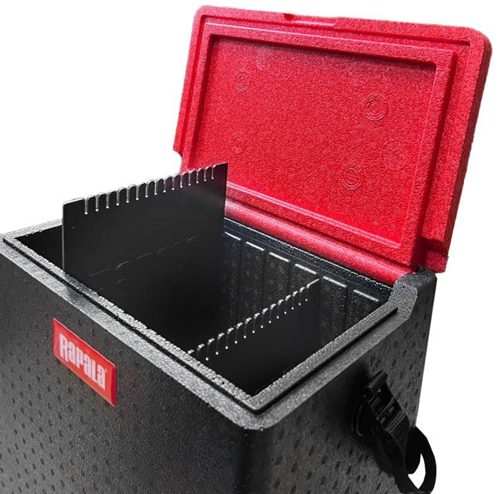 Зимний ящик RAPALA T-BOX 36 25 17 см, черный/красный