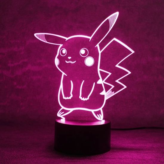 3D лампа Пикачу Pikachu