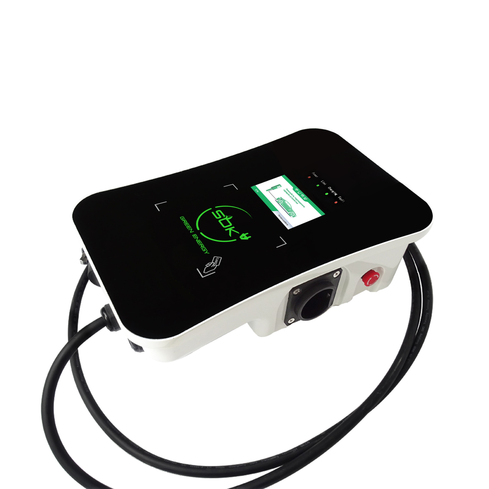 Зарядная станция S'OK Green Energy M3W Series Wallbox EV Charger, 1 фаза, 7 кВт, 32a/220v (SM3W10732542-5wf) - 6