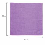 Салфетки из микрофибры плотные 30х30 см,3 шт., ассорти, ЛЮБАША, "ПЛЮС" 606307