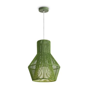 Подвесной светильник 1*Е14 FR5405PL-01GN зелёный Cottage Freya