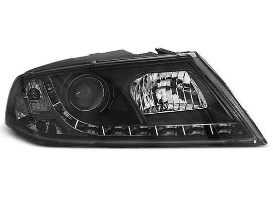 Передние фары Skoda Octavia 2 daylight black