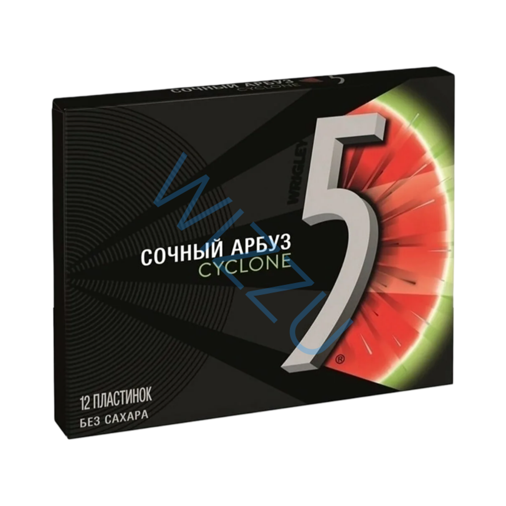 Жевательная резинка Сочный арбуз Файв, 15.6 г