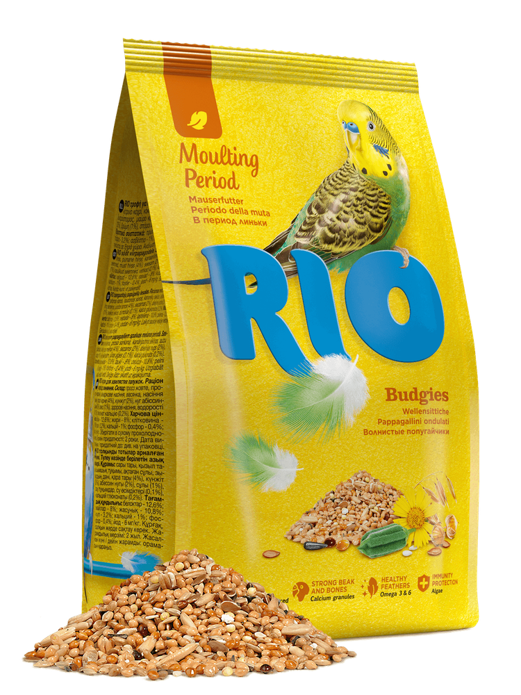 Корм RIO для волнистых попугайчиков в период линьки, 500 г Корм RIO для волнистых попугайчиков в период линьки, 500 г