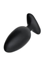Черная анальная втулка LOVENSE Hush 2 (M) - 13,5 см. (Цвет: черный)