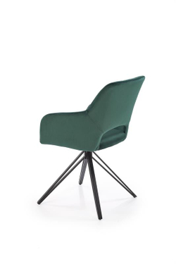 Стул HALMAR K535 зеленый/черный, поворотный