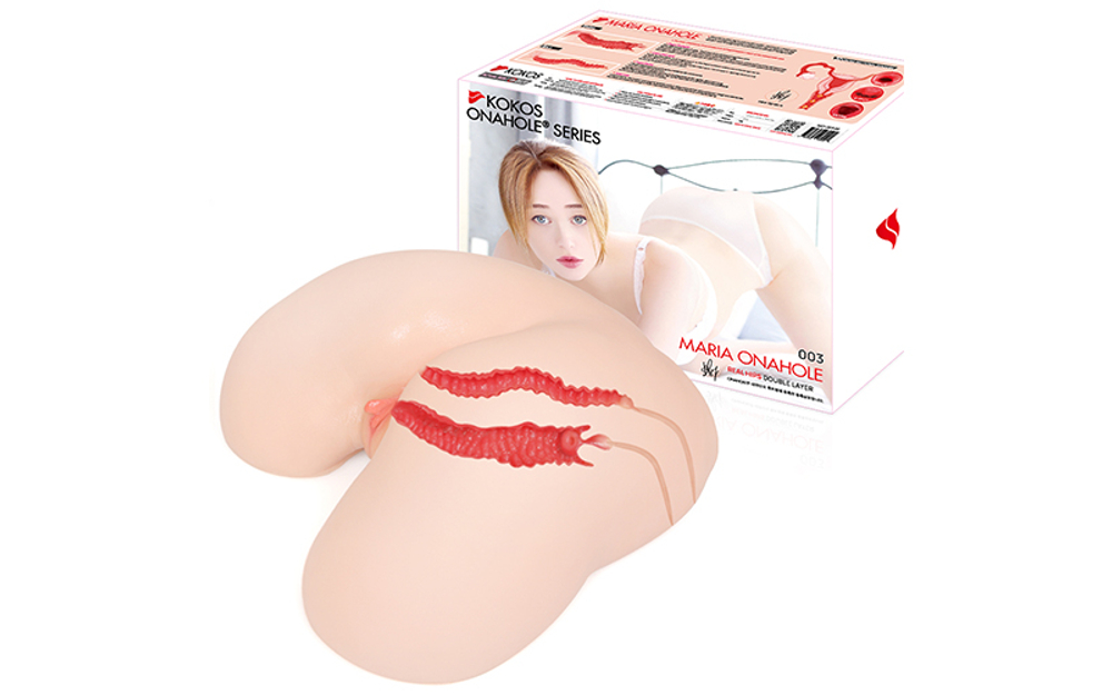 Мастурбатор Maria Onahole полуторс двойной слой TPE KOKOS M01-003-12DH