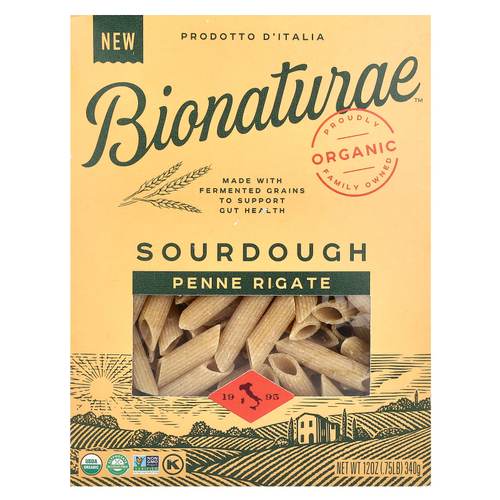 Bionaturae, пенне из закваски, 340 г (12 унций)