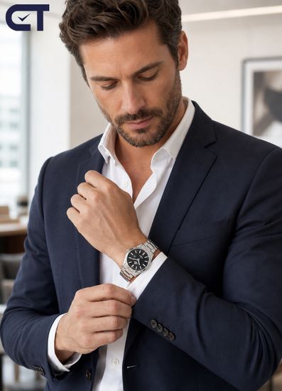 CASIO EFV-150D-1AVUDF EDIFICE мужские наручные часы — стальной хронограф с черным циферблатом