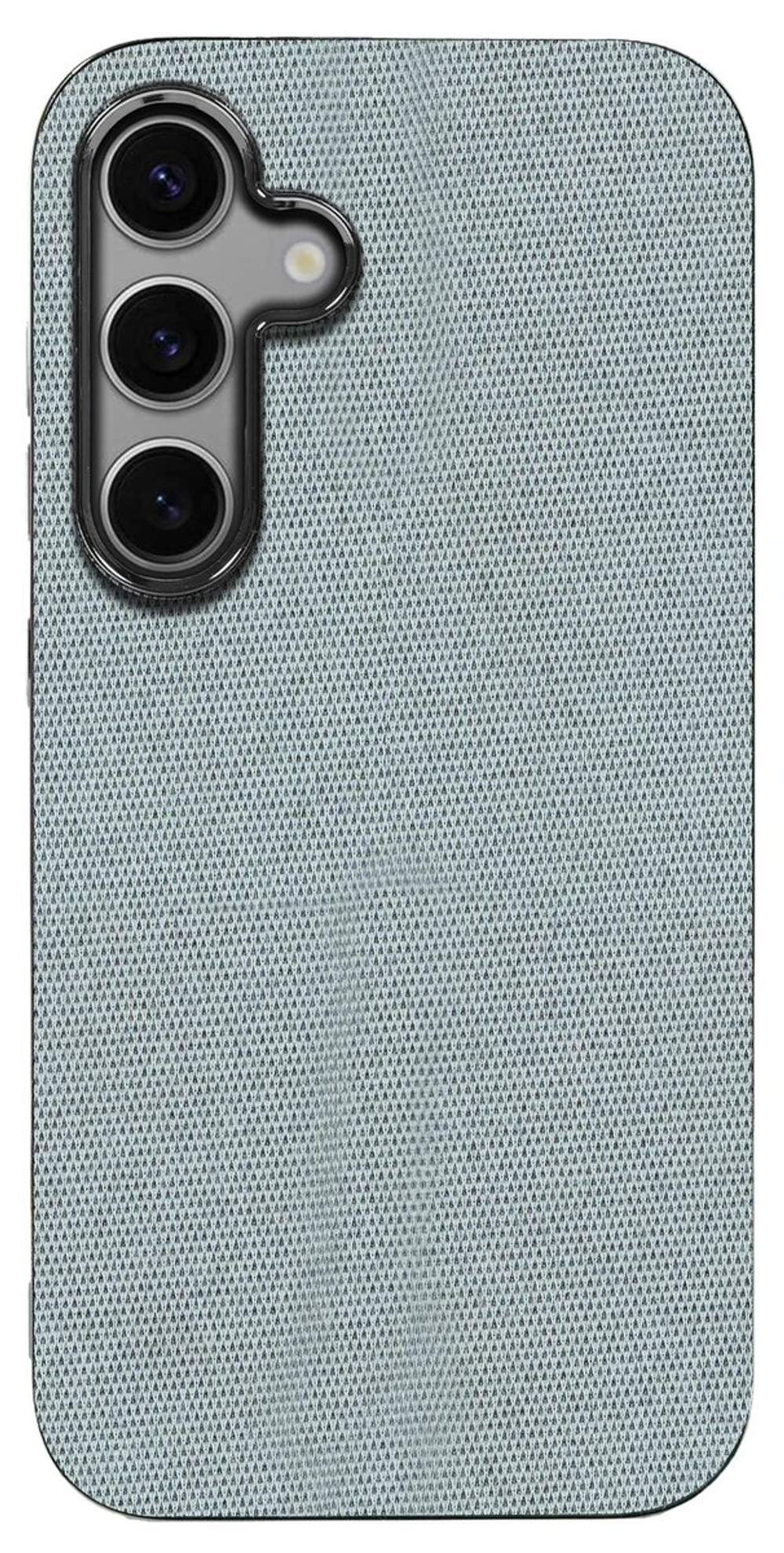 Дизайнерский чехол для SAMSUNG S24 (не ULTRA,PLUS,FE) с мягкой тканевой поверхностью