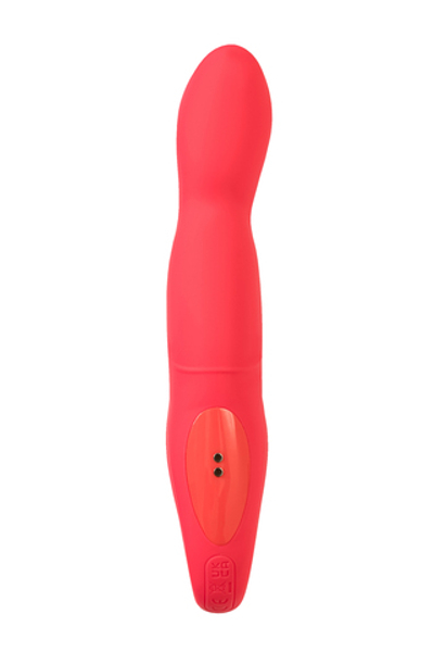Вибратор с двигающейся головкой Flovetta Carnation розовый 19 см
