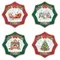 Набор десертных тарелок christmas heritage, D16 см, 4 шт.