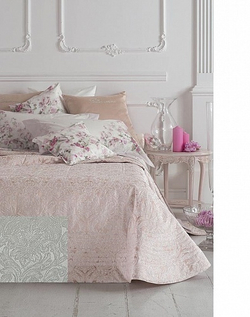 Покрывало 270х270 Blumarine Petra Speccio жемчужно-серое