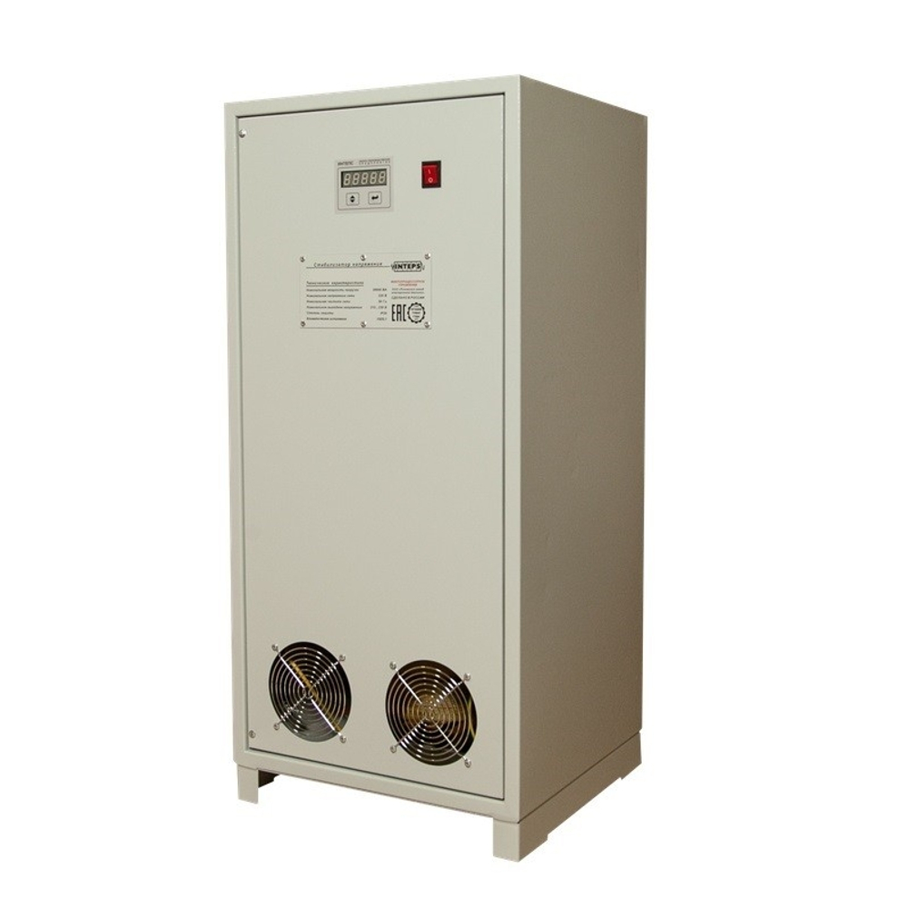 Бытовой мощный стабилизатор Лидер PS15000W+50/-30
