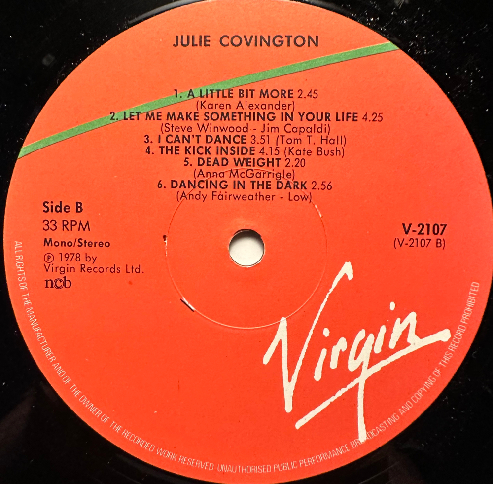 Julie Covington (Скандинавия 1978г.)