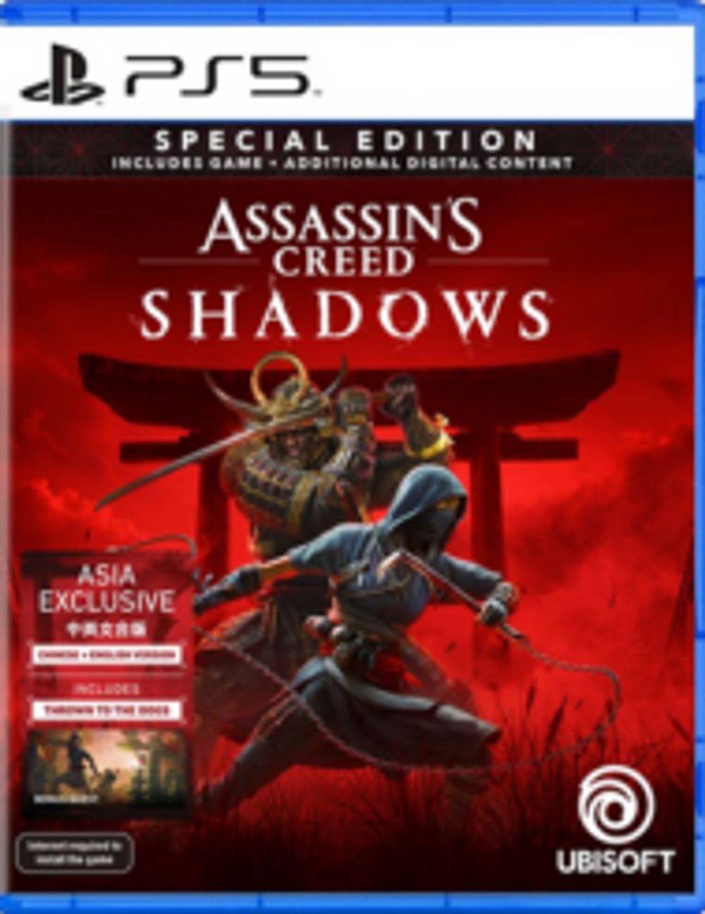 Assassin´s Creed: Shadows Special Edition (диск для PS5, интерфейс и субтитры на русском языке)