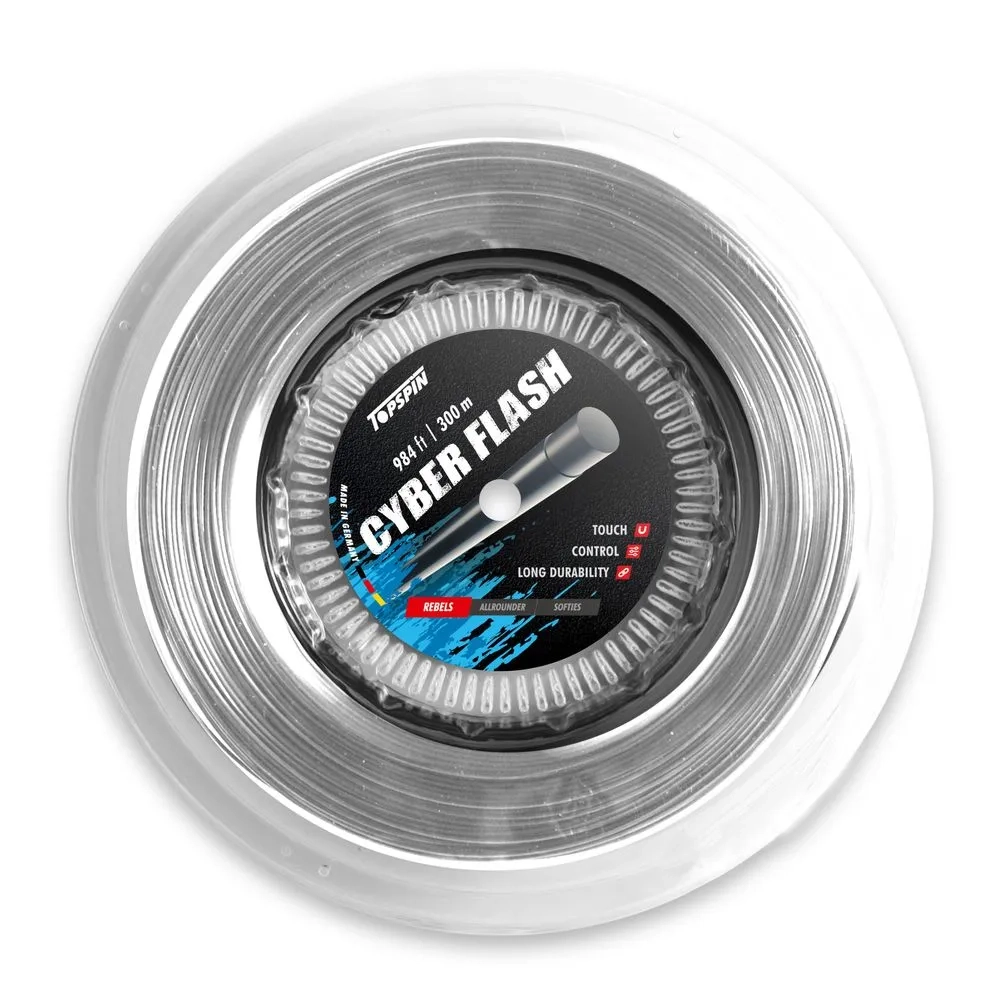 Струны теннисные Topspin Cyber Flash (300m) - silver