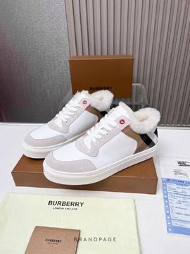 Кеды белые со светло-серыми вставками от Burberry BP5-093931